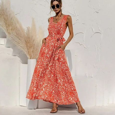 Hally Bohemian-Kleid mit Leopardenmuster für Damen