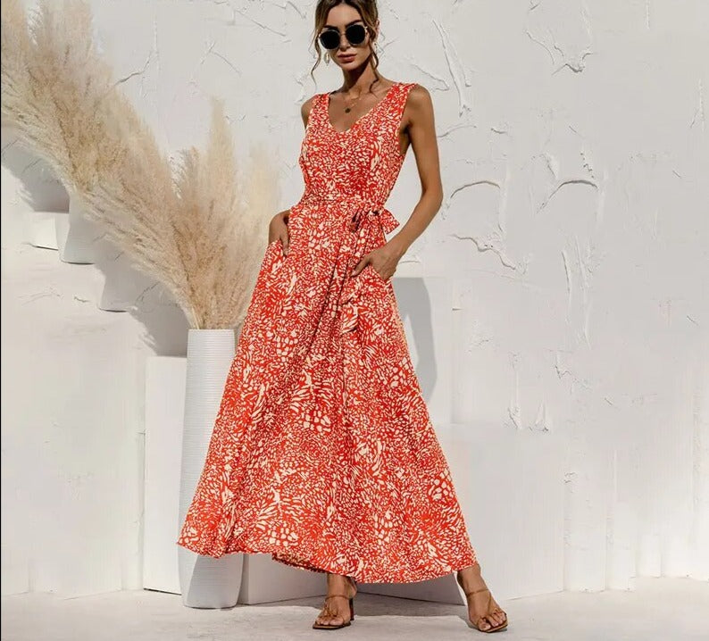 Hally Bohemian-Kleid mit Leopardenmuster für Damen