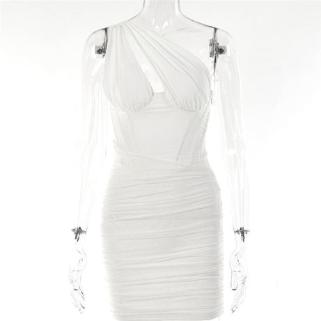 Zoey Mesh-figurbetontes Abendkleid