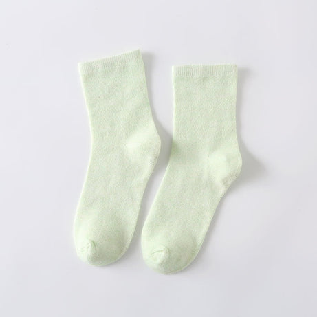 Lot de 5 chaussettes lisses femme couleurs pastel - Paisley