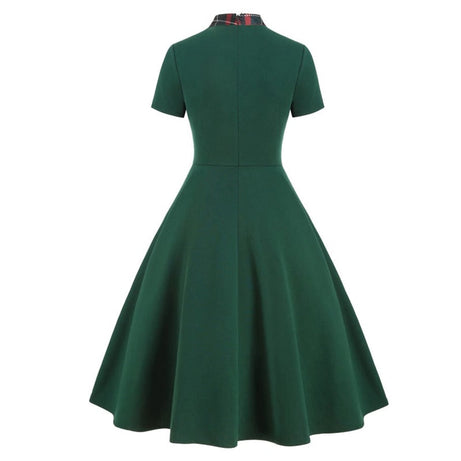 Robe vintage 50's Verte et Rouge