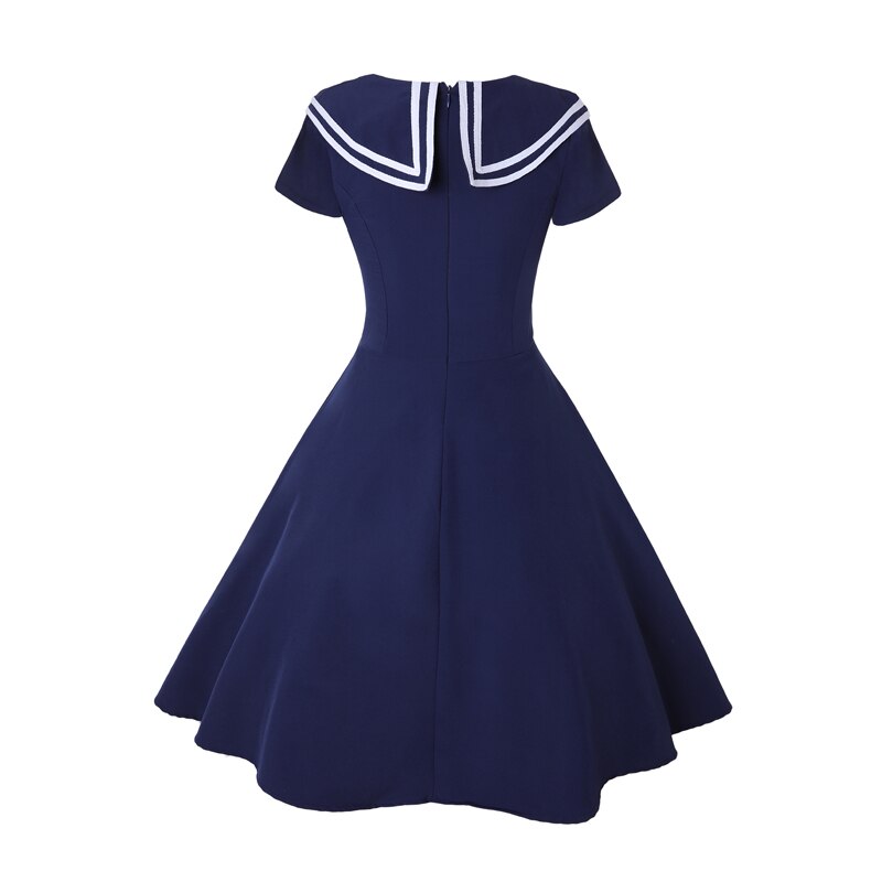 Robe vintage Sailor Marine Bleue