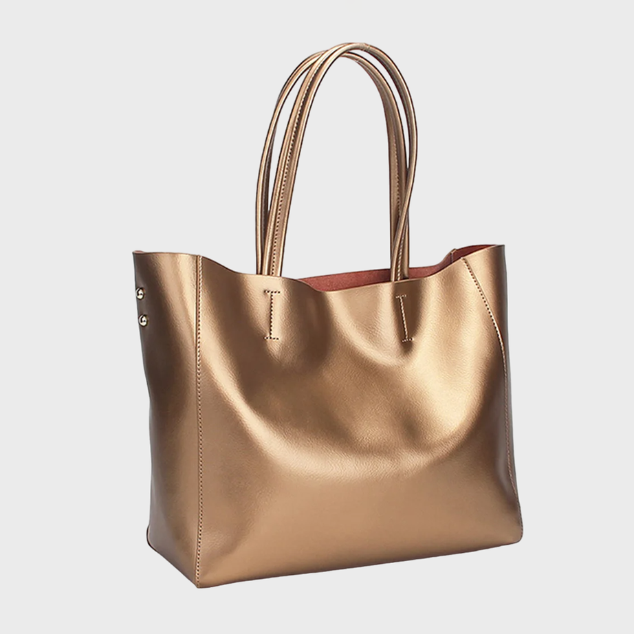 Sac à main cuir souple brillant