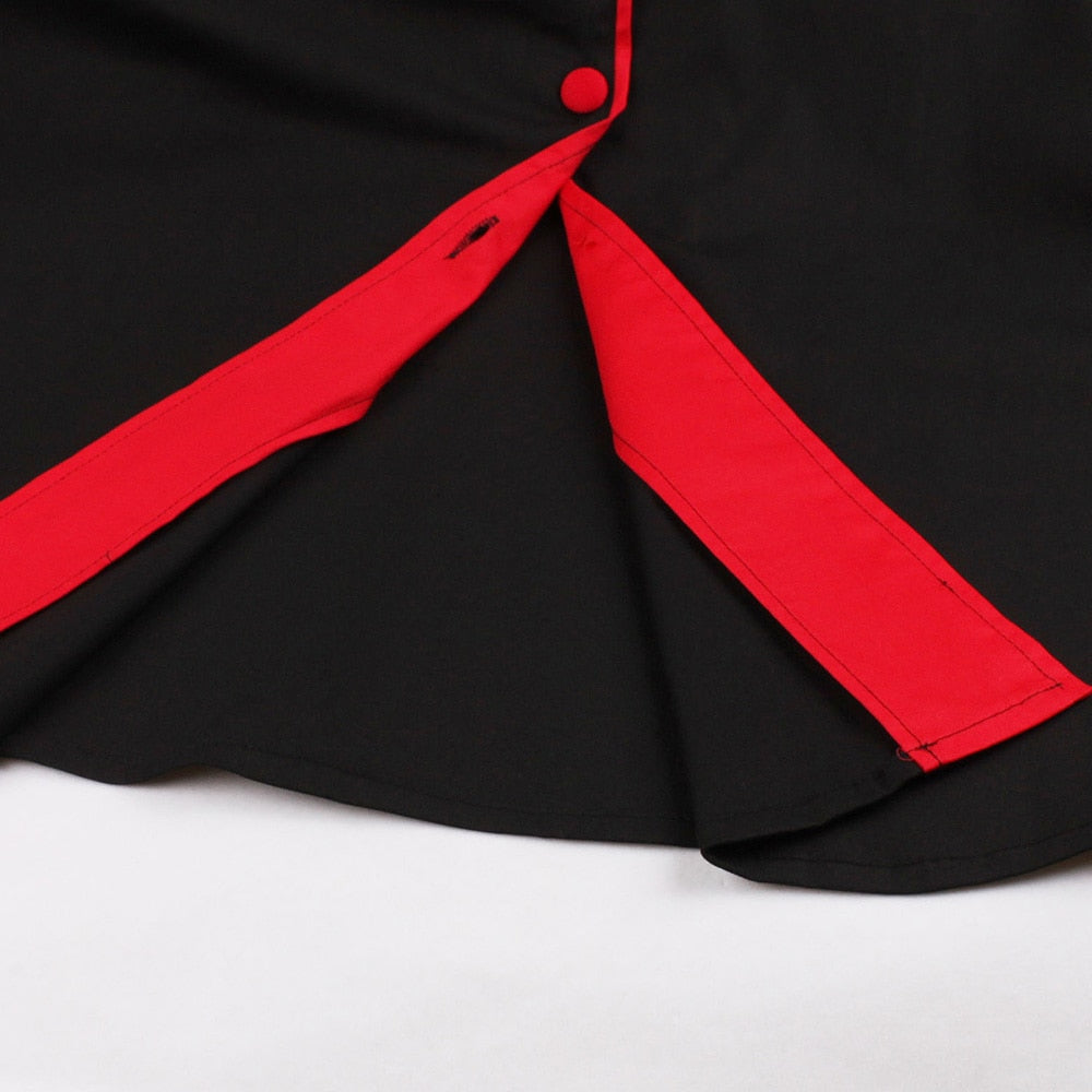 Robe vintage Noire et Rouge