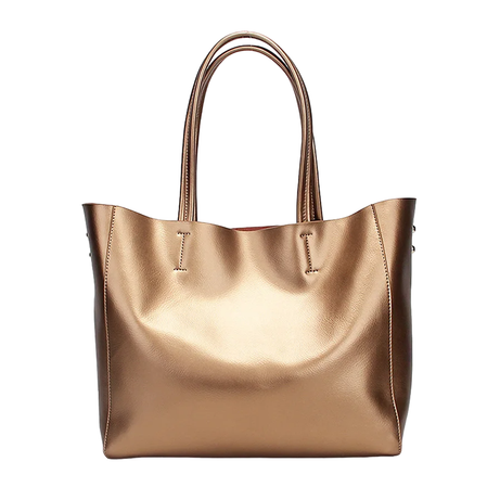 Sac à main cuir souple brillant