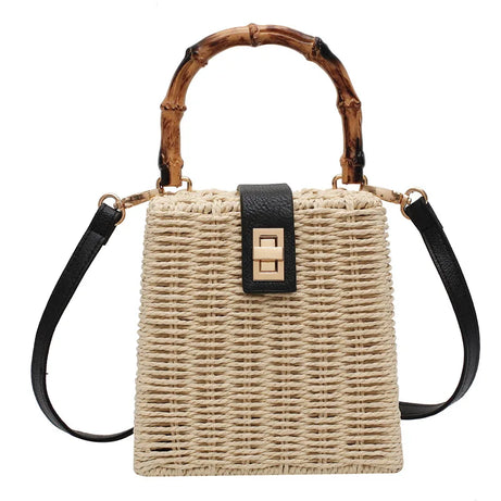Sac à main osier bandoulière