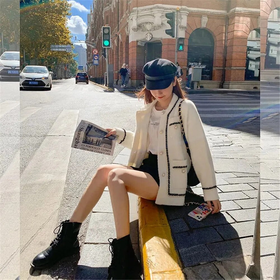 Veste en cachemire de vison pour femme