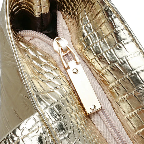 Sac à main doré femme