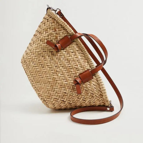 Panier sac à main paille