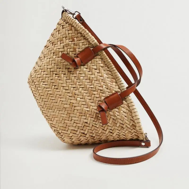 Panier sac à main paille