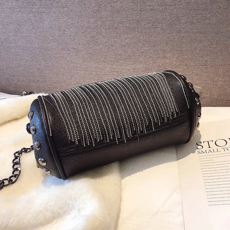 Sac à main chaîne noir