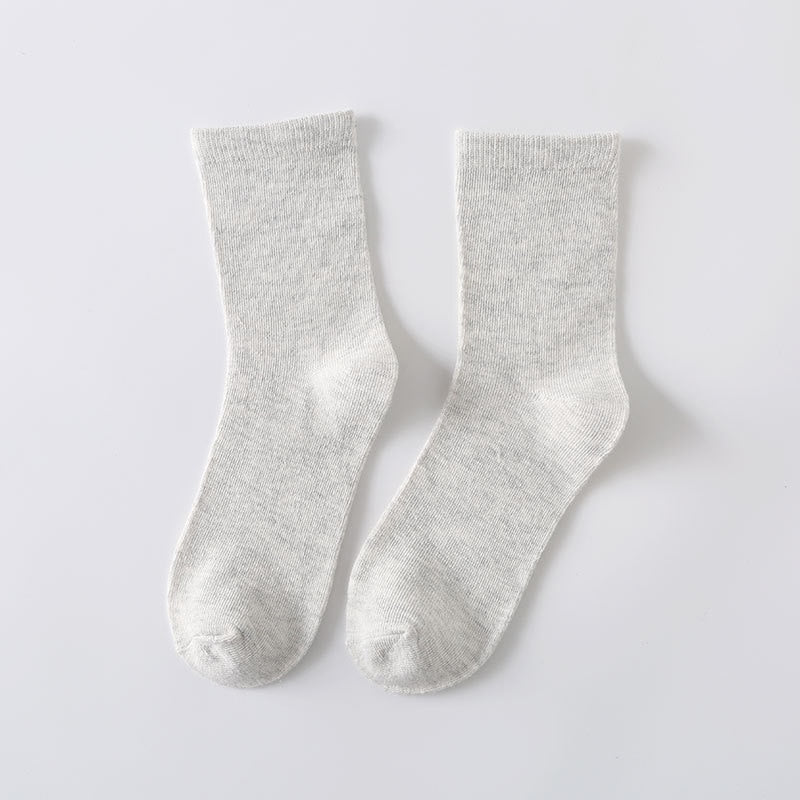 Lot de 5 chaussettes lisses femme couleurs pastel - Paisley