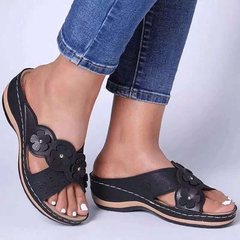 Sandales ouvertes de style romain pour femmes - DOM