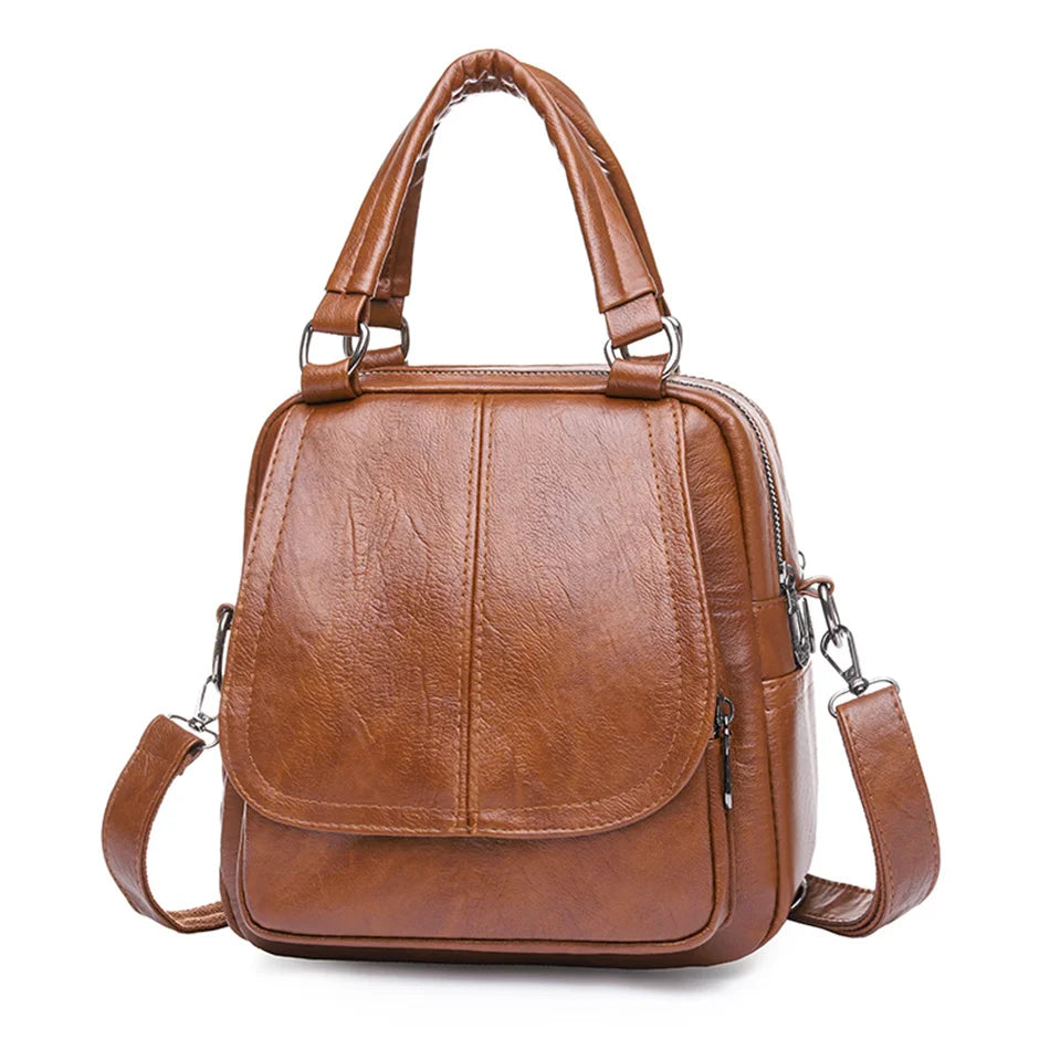 Sac à dos et à main femme cuir chic