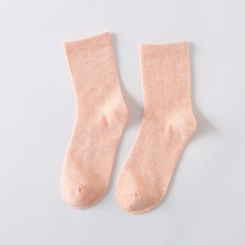 Lot de 5 chaussettes lisses femme couleurs pastel - Paisley