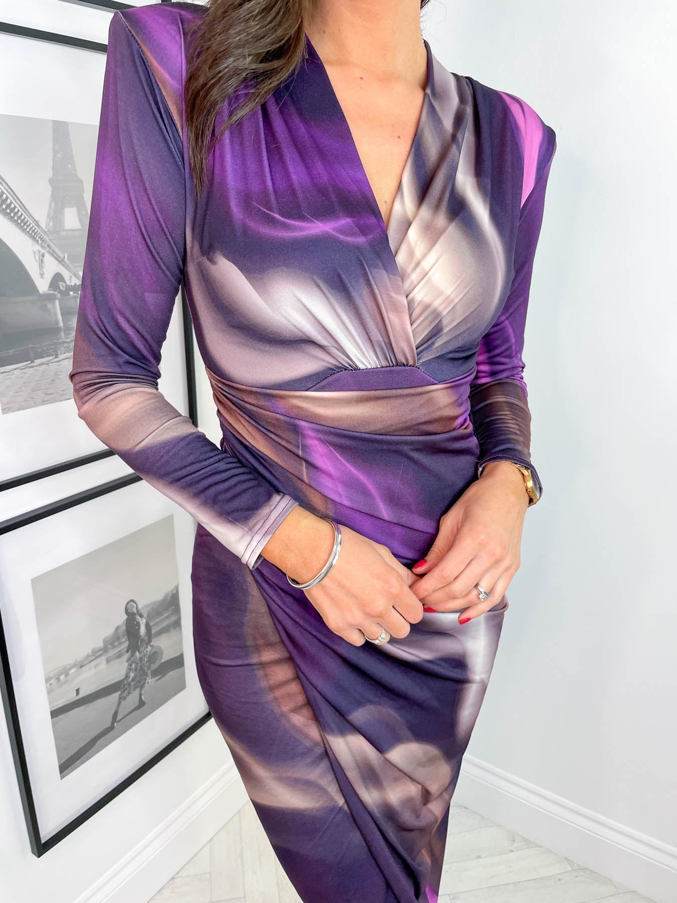 OLIVIA - ROBE de soirée MIDI CHIC
