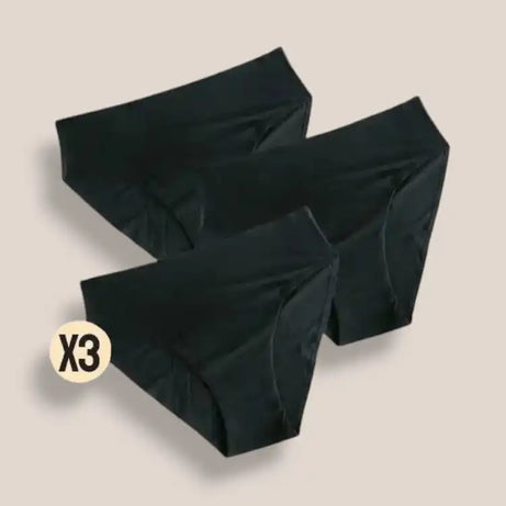 Lot 3 Culottes Menstruelles Noires