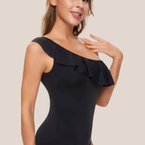 Maillot de bain 1 Piece gainant noir