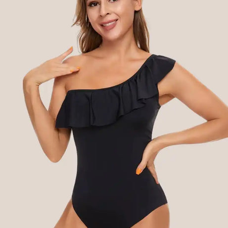 Maillot de bain 1 Piece gainant noir