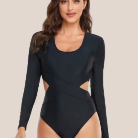 Maillot de bain 1 piece noir amincissant
