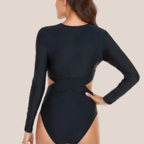 Maillot de bain 1 piece noir amincissant