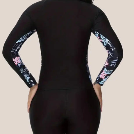 Maillot de bain Manche Longue noir