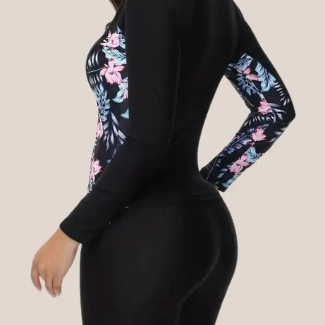 Maillot de bain Manche Longue noir