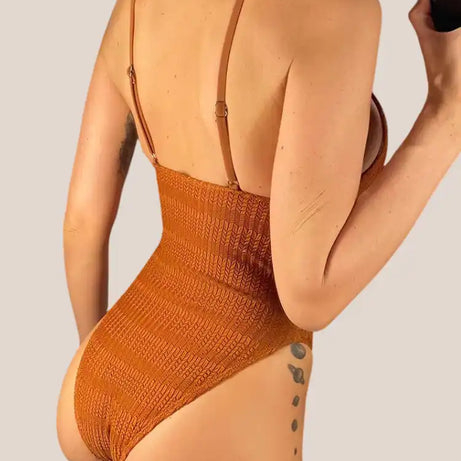 Monokini Marron