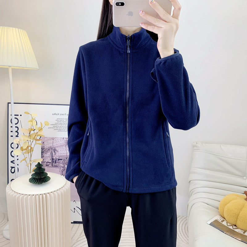 VESTE EN À ZIP COMPLET POUR FEMMES