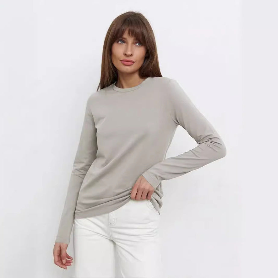 T-shirt à Manches Longues pour Femme – Haut Élégant et Décontracté Moderne