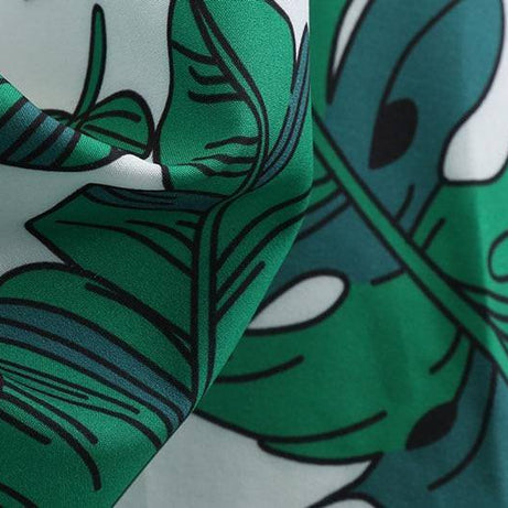 Robe vintage Feuilles de Palmier