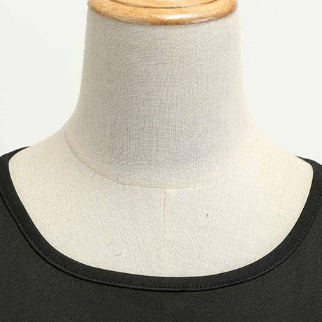 Robe vintage Bleue Marine à Gros Pois