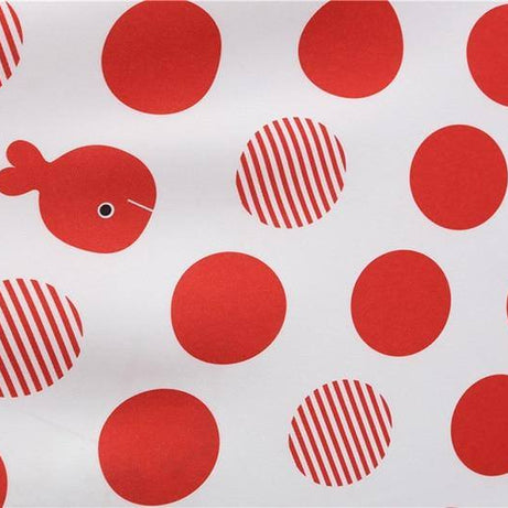 Robe Blanche & Noire à Pois Rouge