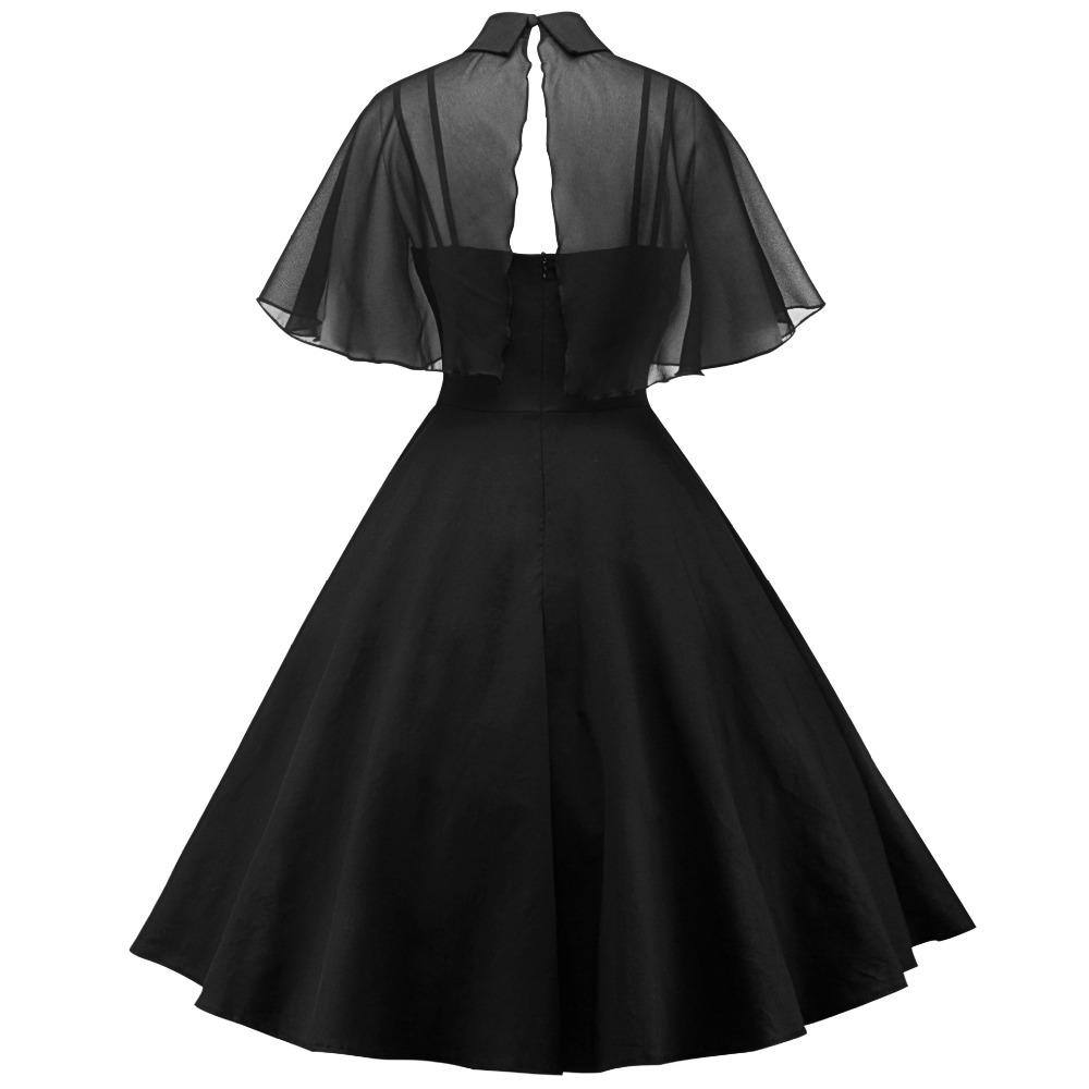 Robe vintage Noir Intégral