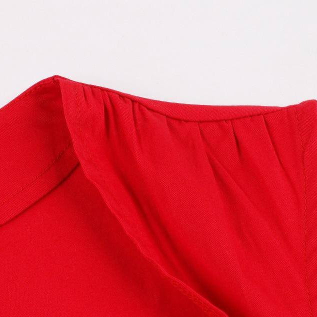 Robe vintage Rouge Écossaise