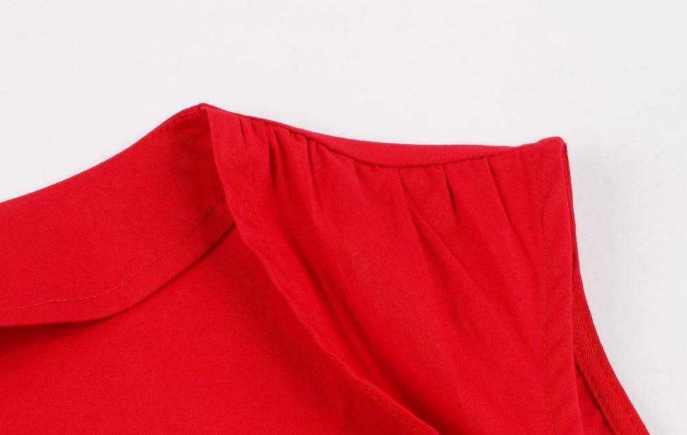 Robe vintage Rouge Écossaise