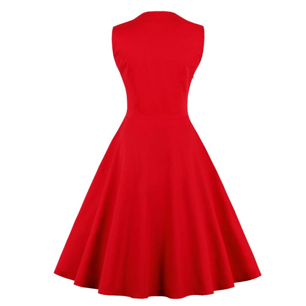 Robe vintage Rouge Écossaise