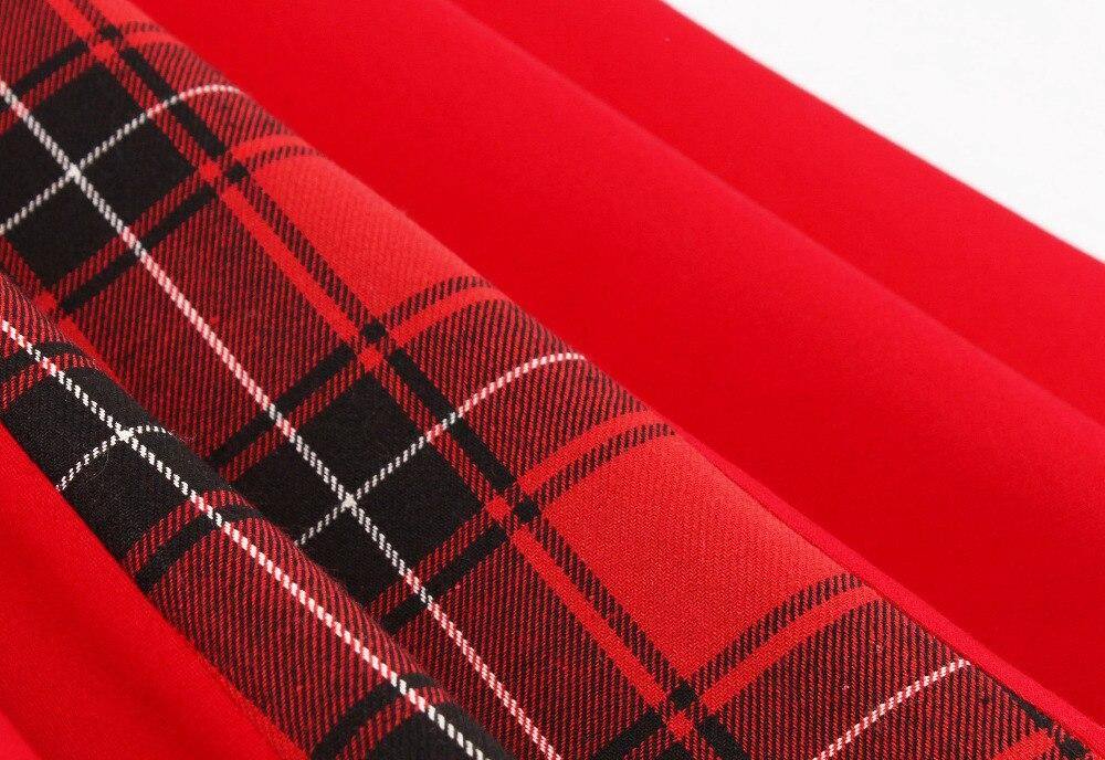 Robe vintage Rouge Écossaise