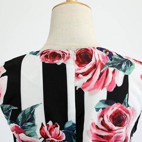 Vintage Land gestreiftes Kleid