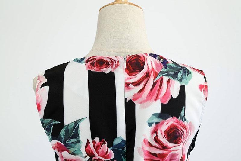 Vintage Land gestreiftes Kleid