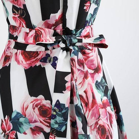 Vintage Land gestreiftes Kleid