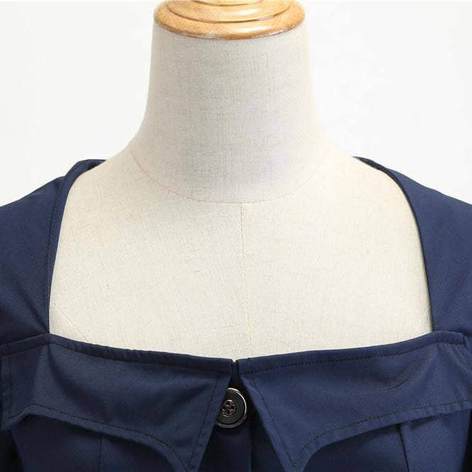Robe vintage Bleue Marine Chic