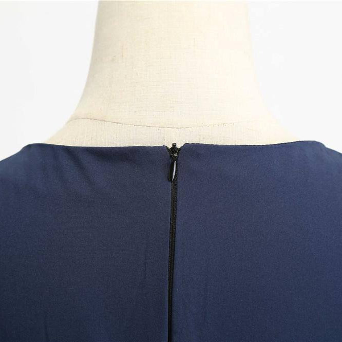 Robe vintage Bleue Marine Chic