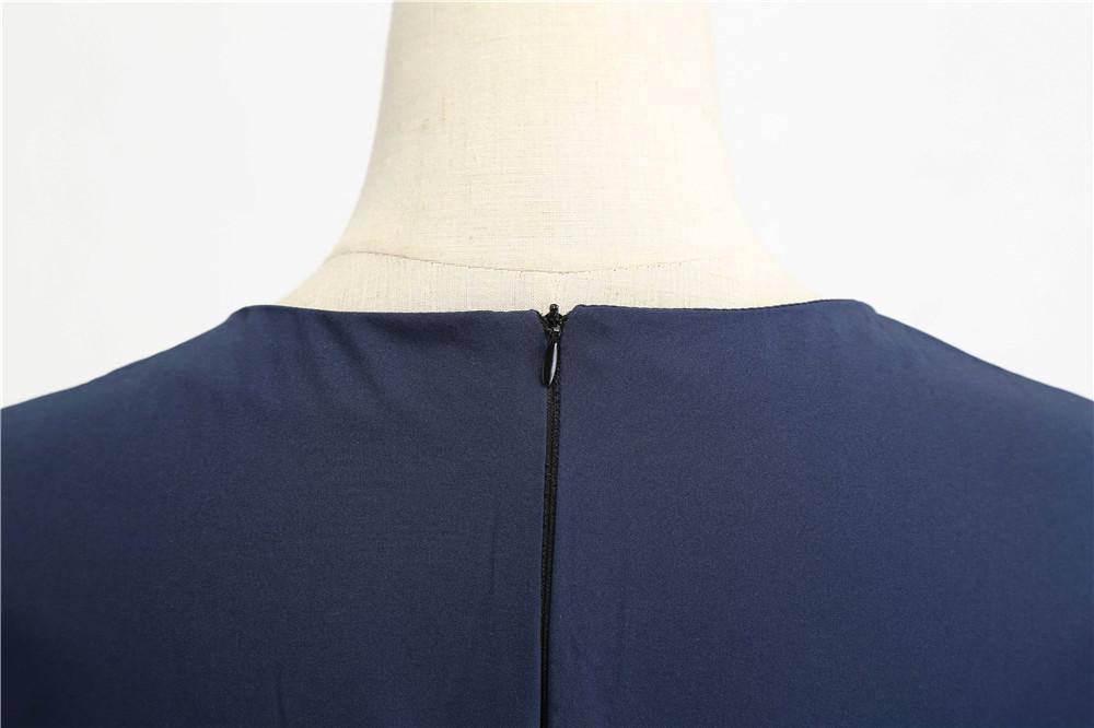 Robe vintage Bleue Marine Chic