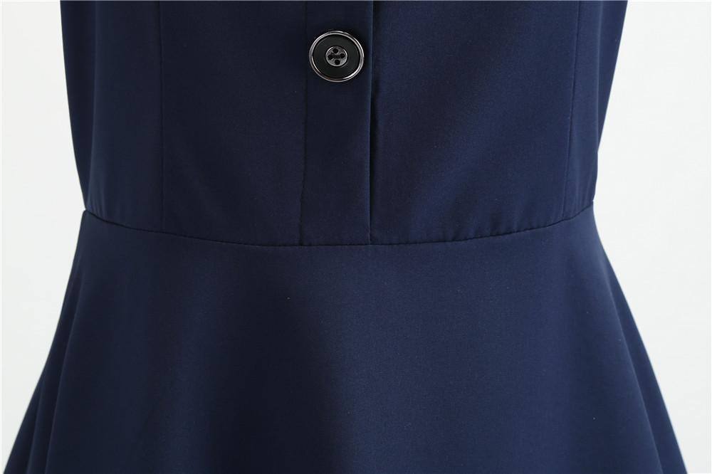 Robe vintage Bleue Marine Chic