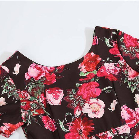 Robe vintage Fleurs d'Attendrissement