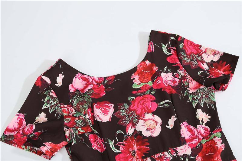 Robe vintage Fleurs d'Attendrissement