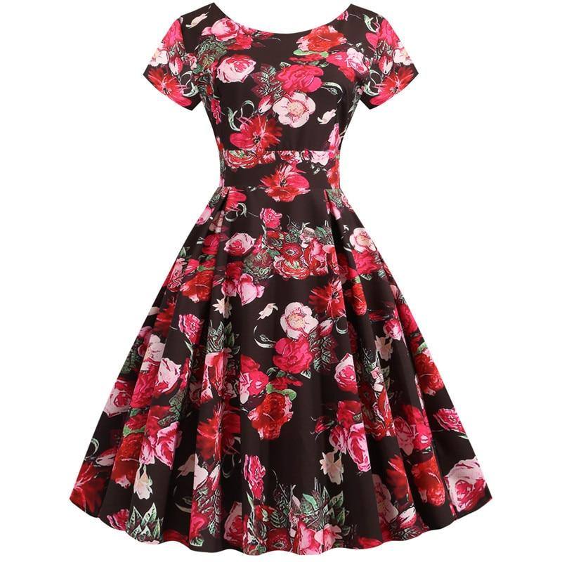 Vintage-Kleid Fleurs d’Tendrissement
