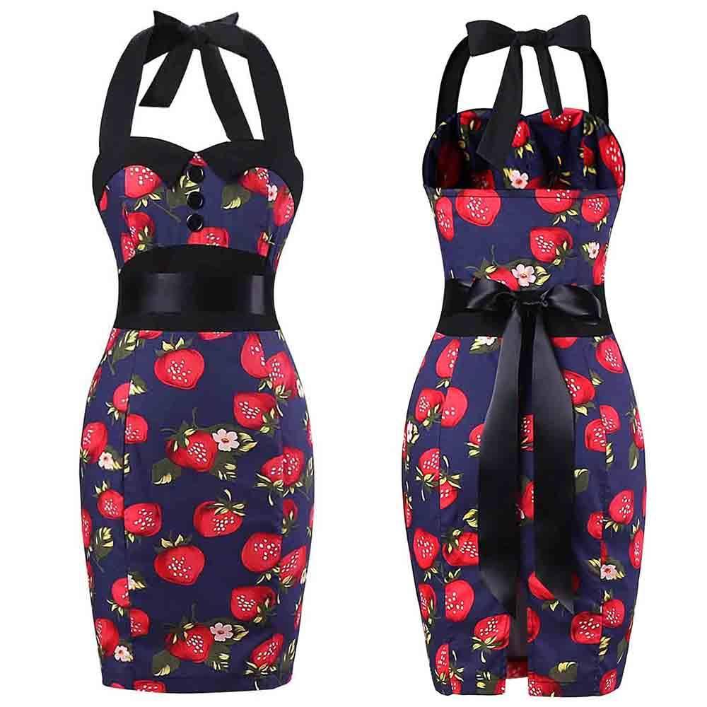 Robe vintage Crayon Fraises