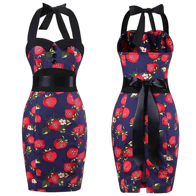 Robe vintage Crayon Fraises